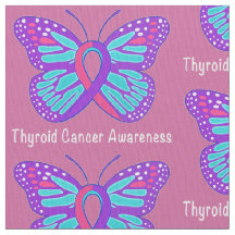 Band för medvetenhet för Thyroidcancerfjäril