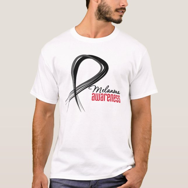 Band för melanommedvetenhetGrunge Tee Shirt (Framsida)