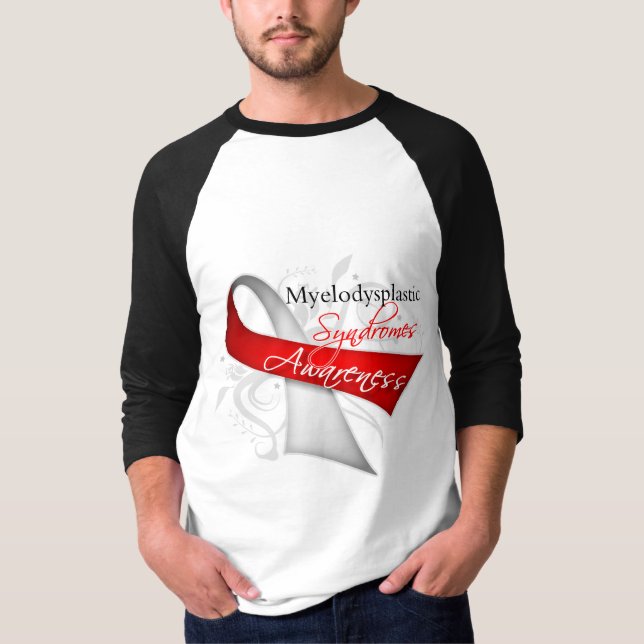 Band för Myelodysplastic syndrommedvetenhet Tee (Framsida)