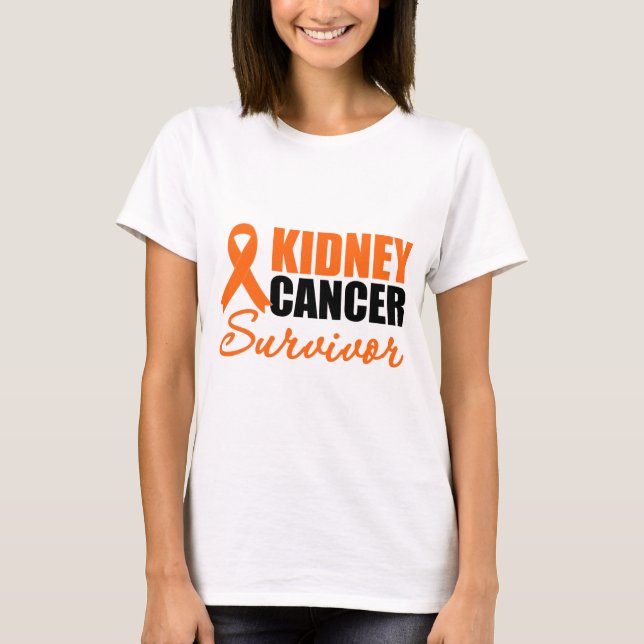 Band för njurecancerÖVERLEVANDE T Shirt (Framsida)