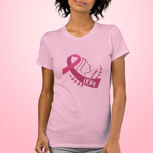 Band för ökad medvetenhet om bröstcancer t shirt