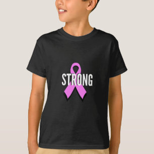 Band för rosor för bröstcancer för taktCancer T-shirt