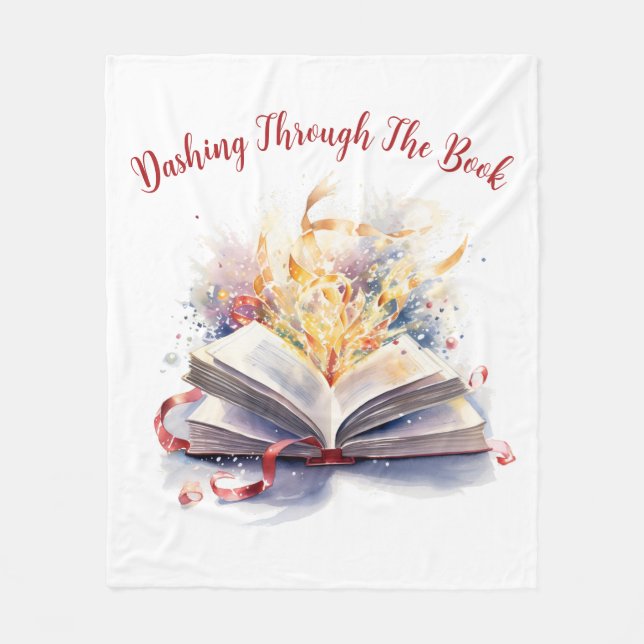 Band genom Bok Fleecefilt (Framsidan)