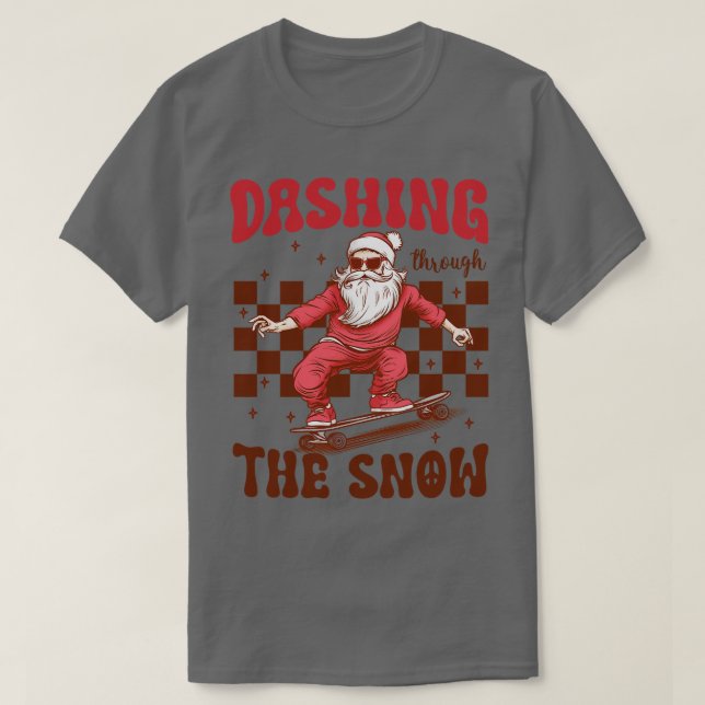 Band genom Snö T Shirt (Design framsida)