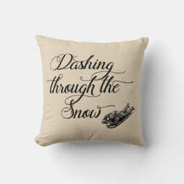 Band genom Snö Vintage Farmhouse Pillow Kudde
