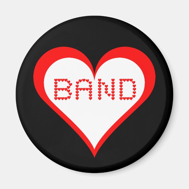 Band Hearts Magnet (Framsidan)