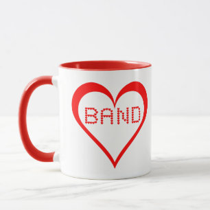 Band Hearts Mugg