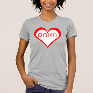 Band Hearts T Shirt