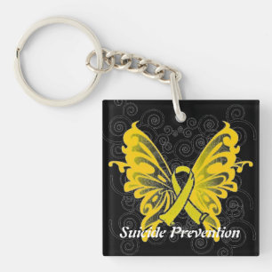 Band Keychain för självmordförhindrandemedveten