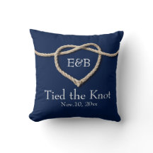Band Knot Bröllop Pillow-flottan