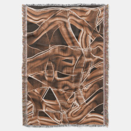 Band kurvor, bruna urlakning med relief och överla filt