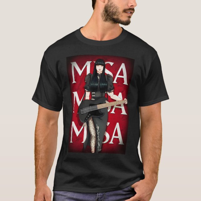 Band Maid Misa present För män T Shirt (Framsida)