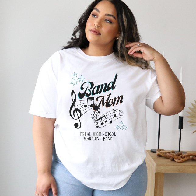 Band Mamma Anpassade T Shirt (Band Mom Customizable T-Shirt
)