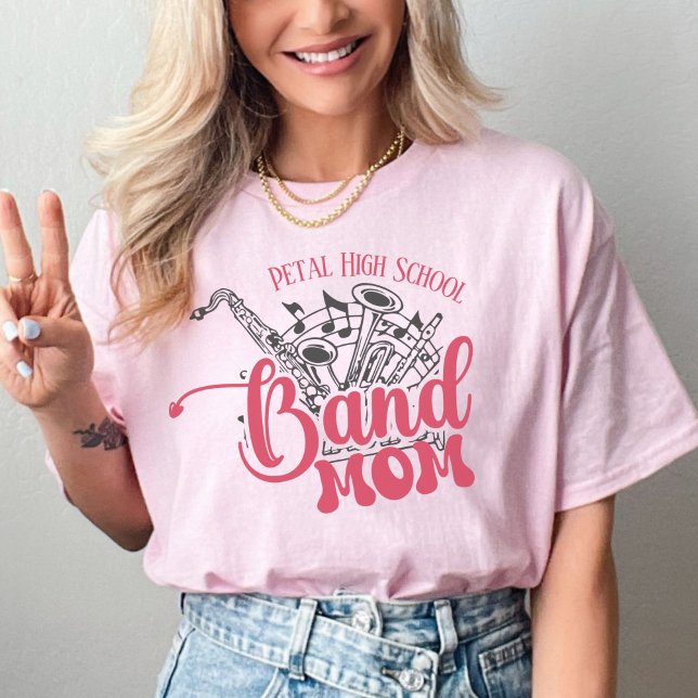 Band Mamma Anpassade T Shirt (Band Mom Customizable T-Shirt
)