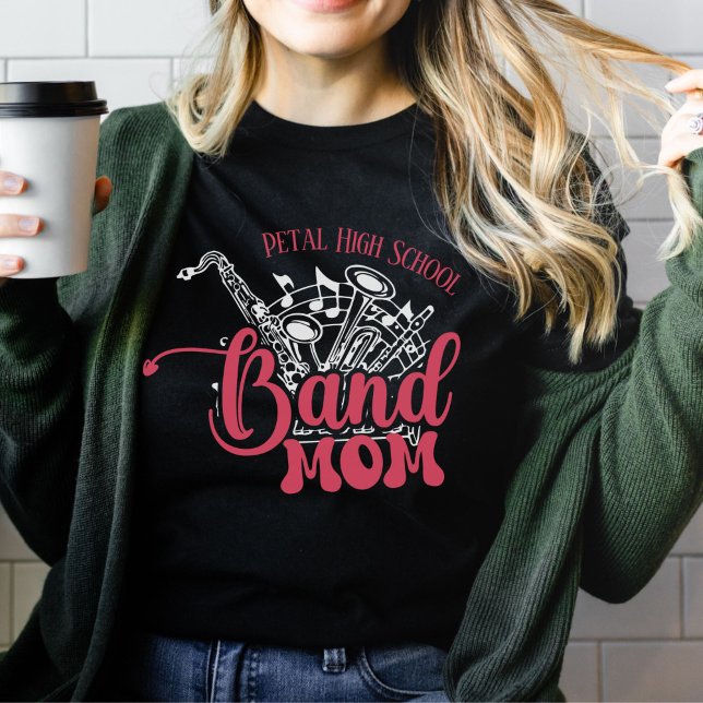 Band Mamma Anpassade T Shirt (Band Mom Customizable T-Shirt
)
