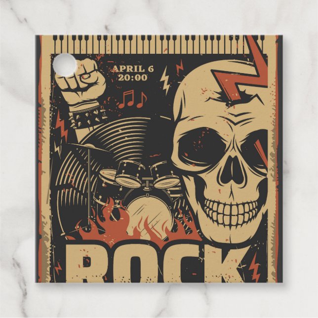 Band-manifest Gåvor Etiketter (Framsida)