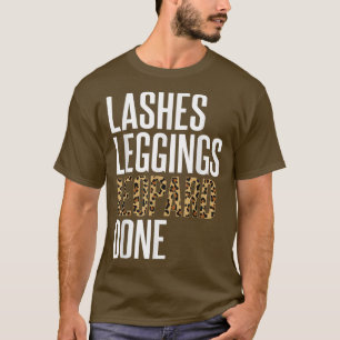 Band med benbildning Leopard höstbölje för kvinnor T Shirt