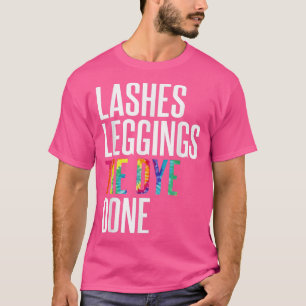 Band med benbindningsfärg för kvinnochecklista, hö t shirt