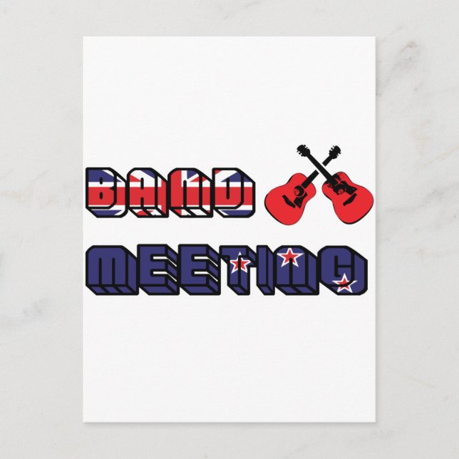 Band Meeting Murray Vykort (Framsida)