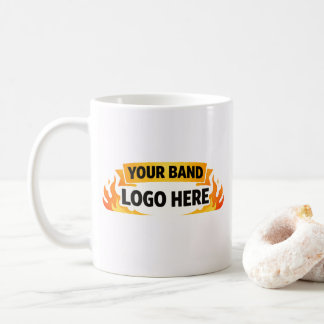 🎵 Band Merch Mugg – Lägg till bandnamn och konstv