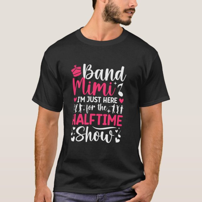 Band Mimi Halftime Show Marching Band Mimi Grandma T Shirt (Framsida)