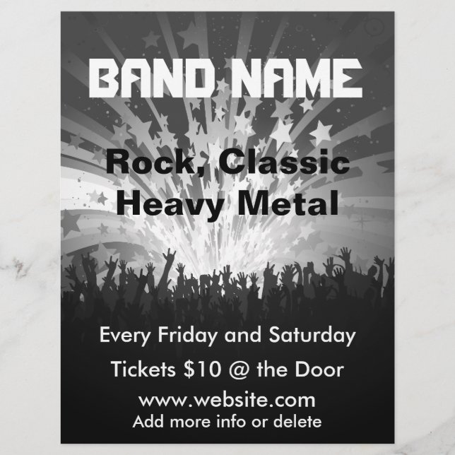Band Music Consert Flyer (Framsidan)