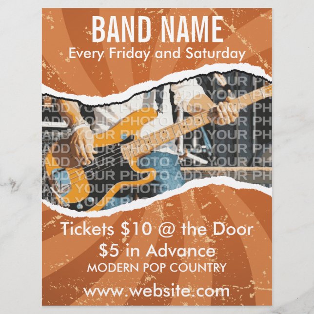 Band Namn Music Flyer 2 (Framsidan)