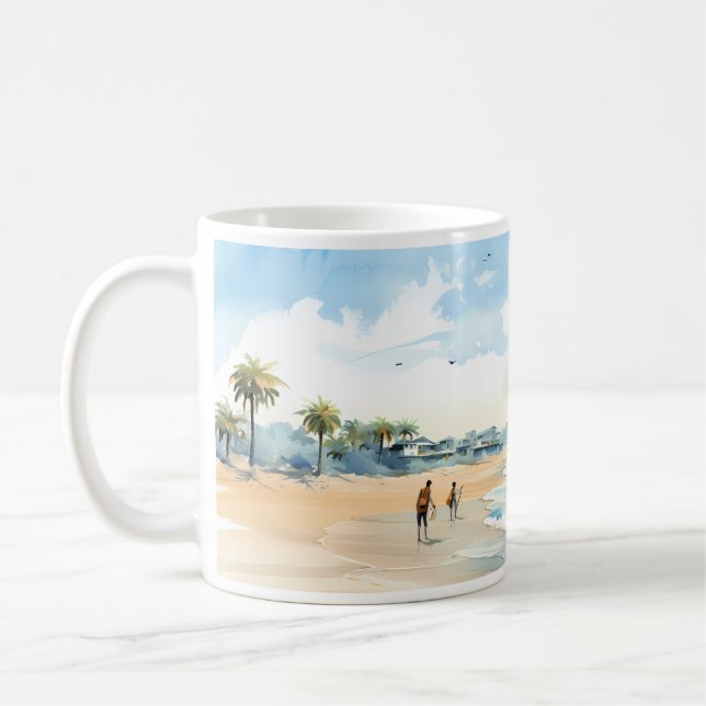 Band och hav kaffemugg (Vänster)