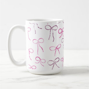 Band och slingor Vattenfärg mönster Kaffemugg