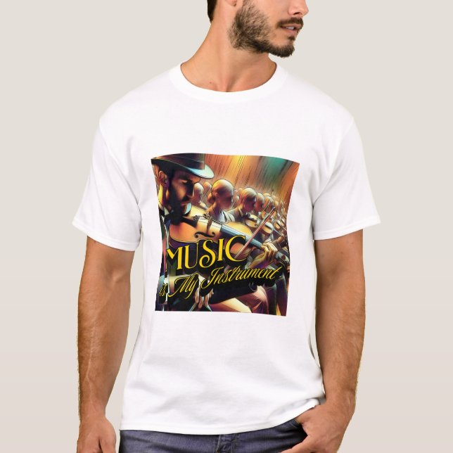Band & orchestra Music is my instrument T Shirt (Framsida)
