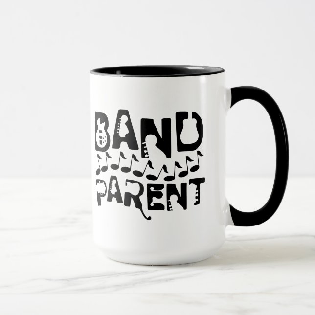 Band överordnad Musik noter Mugg (Höger)