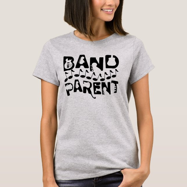 Band överordnad Musik noter T Shirt (Framsida)