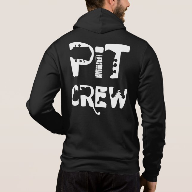 Band Pit Crew Musical Text T Shirt (Baksida)