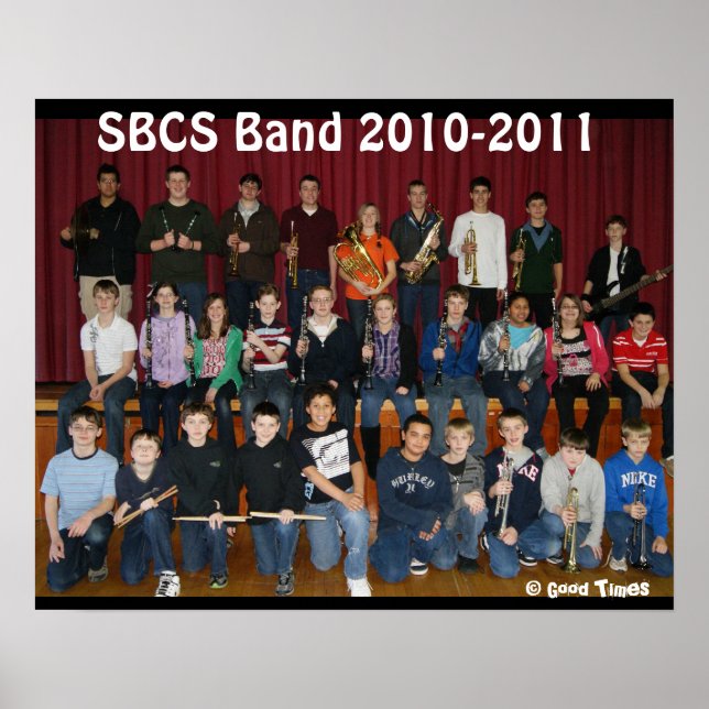 Band Poster 2010-2011 (Framsidan)