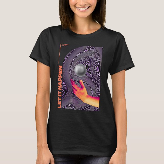 Band Psykedelisk Rockaffisch T Shirt (Framsida)