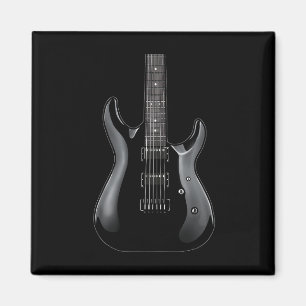 Band Rock and roll Guitar s För manar Band Tee 11 Magnet