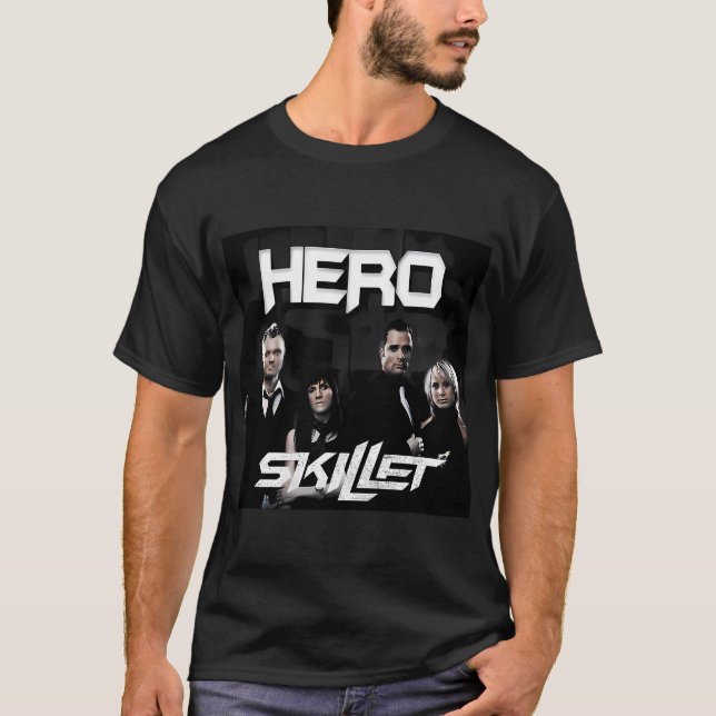 Band  Rockturné Musik Hjälte Färdighet T Shirt (Framsida)
