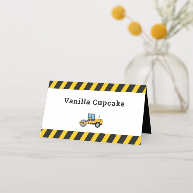 Band Sidoplatskort för matvaror, tillbyggnad Lastb Placeringskort (Framsida)