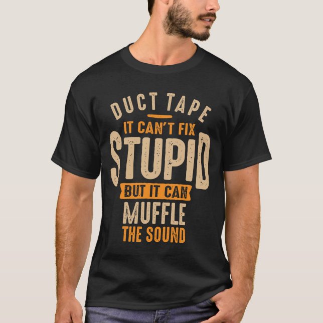 Band som inte kan fixeras, men den kan muffla t shirt (Framsida)