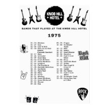 Band som spelade på Knob Backe Hotel 1975