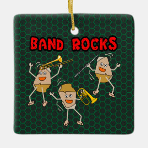 Band Sten Julgransprydnad Keramik