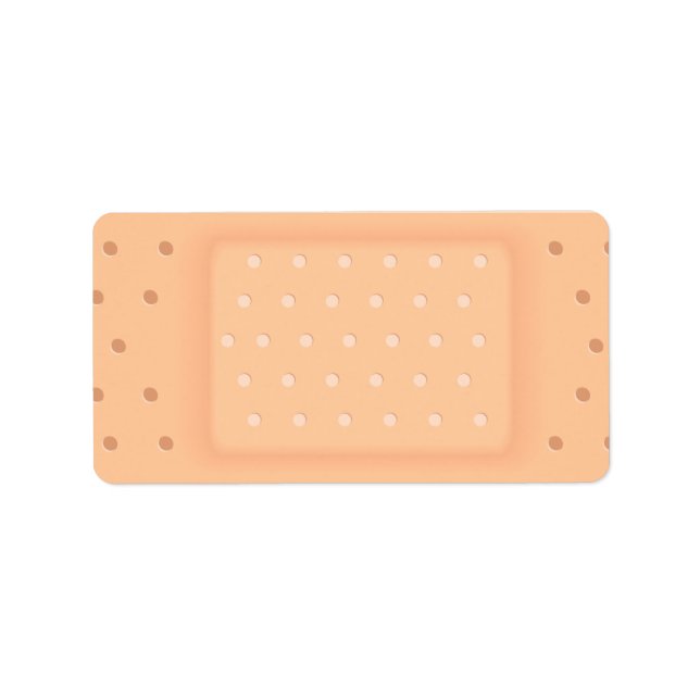 Band-stöd Adressetikett (Framsidan)