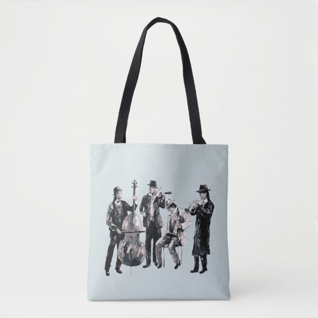 BAND Tote Bag Tygkasse (Framsida)