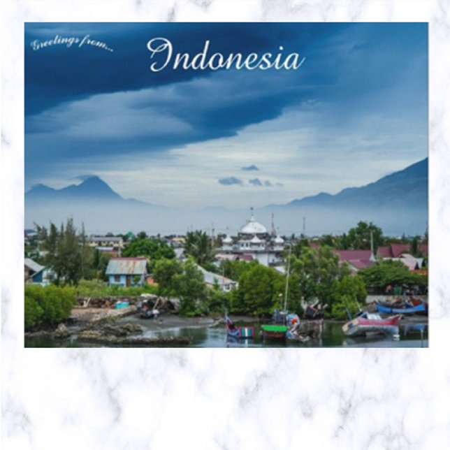 Banda Aceh Indonesia Vykort (Skapare uppladdad)