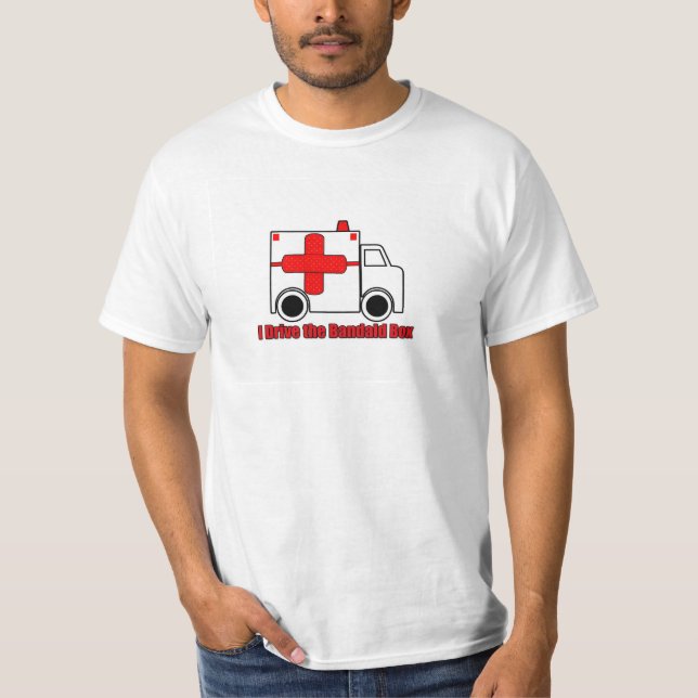 Bandaid boxas T-tröja Tee Shirt (Framsida)
