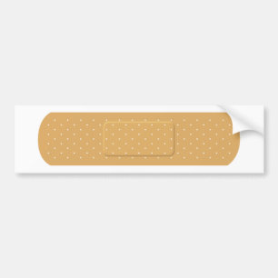 Bandaid Bumper Sticker Bildekal