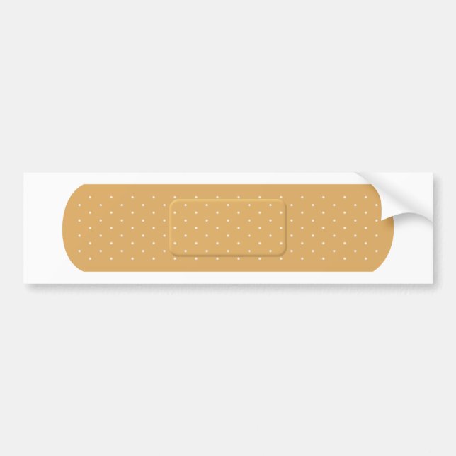 Bandaid Bumper Sticker Bildekal (Framsidan)