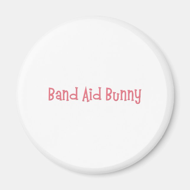 Bandaid Bunny Nurse Gifts Magnet (Framsidan)