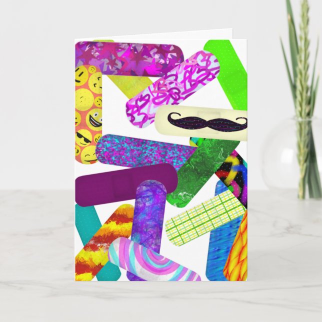 Bandaid gratulerart! kort (Framsida)