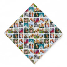 Bandana 12 Photo Collage Round